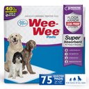 Four Paws Wee-Wee Super Absorbent Dog Pads, 75 count