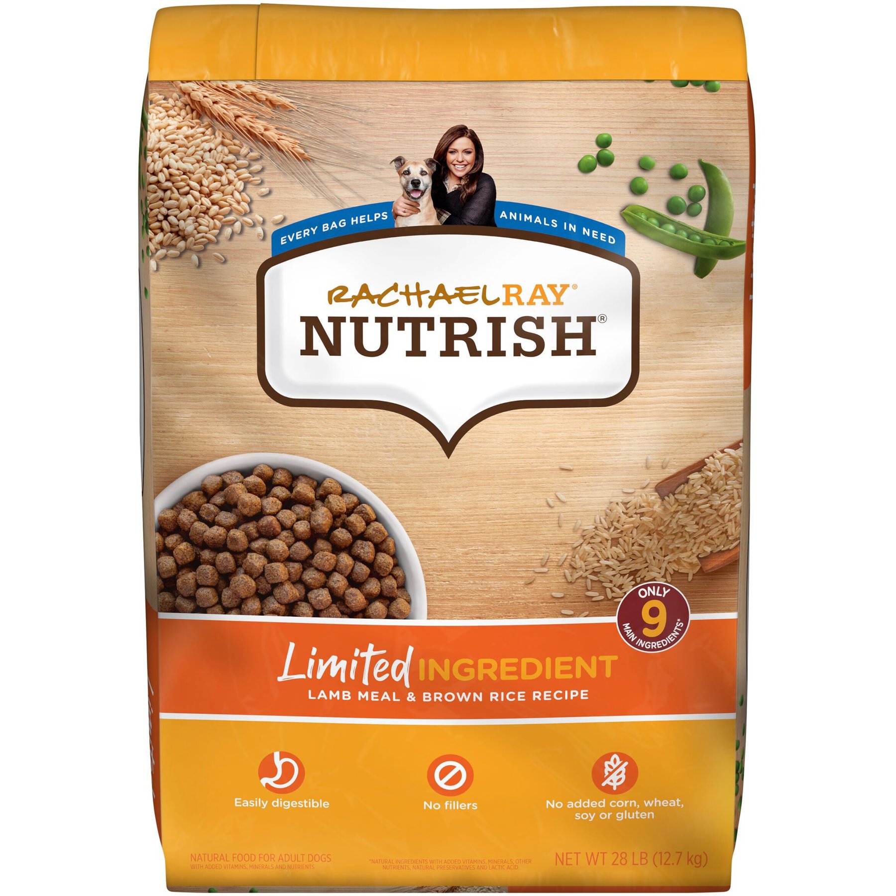 RACHAEL RAY NUTRISH Limited Ingredient Lamb Meal Brown Rice