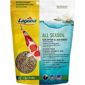 Laguna All Season Goldfish & Koi Floating Fish Food, 2.2-lb