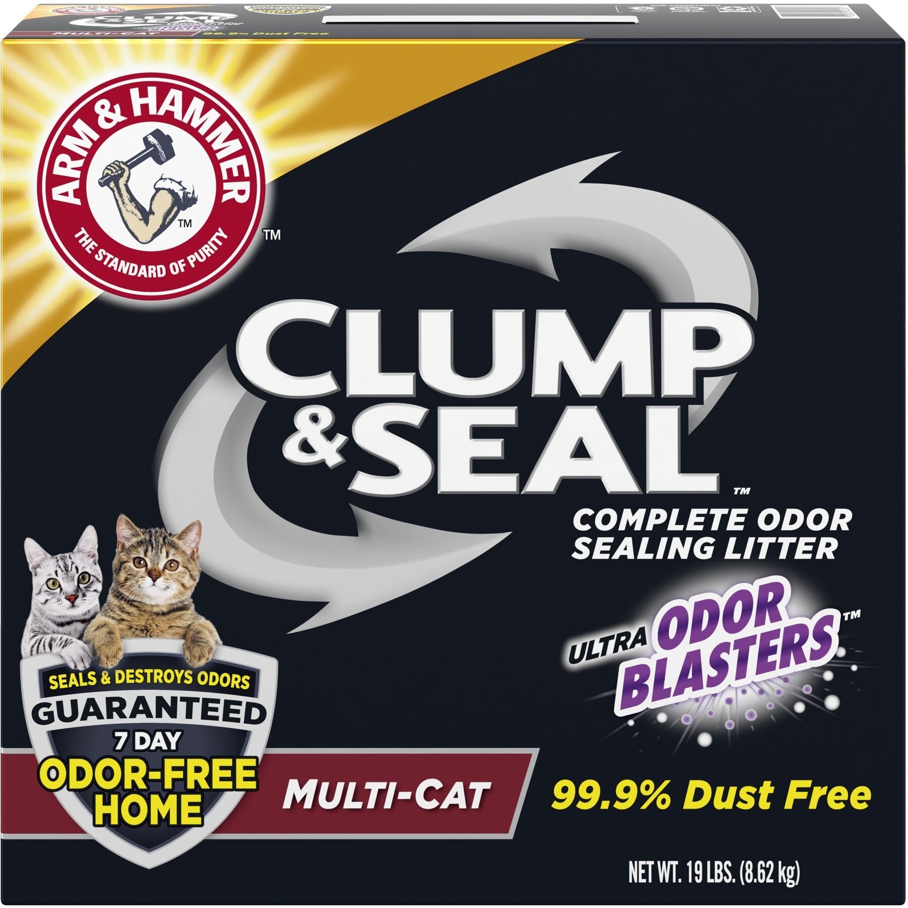 ARM HAMMER LITTER Clump Seal Multi Cat Scented Clumping Clay Cat Litter 14 lb box Chewy