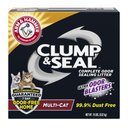 Arm & Hammer Litter Clump & Seal Multi-Cat Scented Clumping Clay Cat Litter, 19-lb box