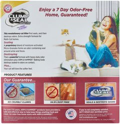 Arm & Hammer Litter Clump & Seal Multi-Cat Scented Clumping Clay Cat Litter, 28-lb box slide 2 of 9
