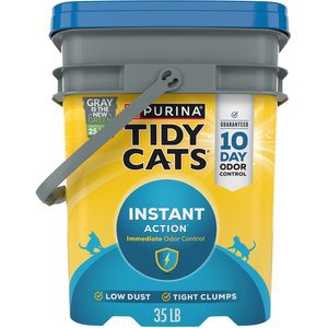 TIDY CATS Instant Action Scented Clumping Cat Litter, 35-lb pail ...