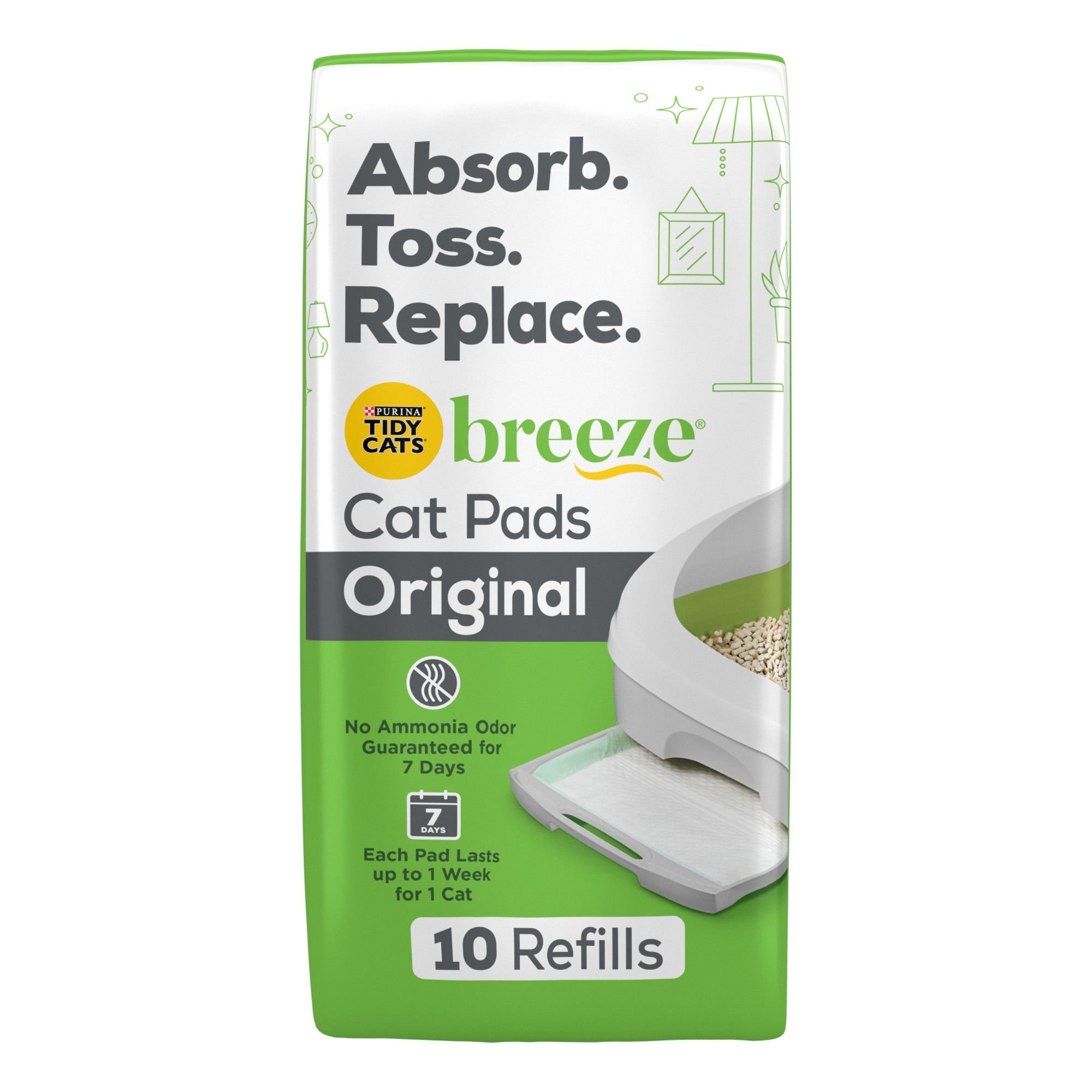 TIDY CATS Breeze Litter System Cat Pads Customer Questions