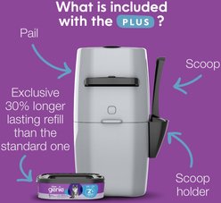 Litter Genie Plus Cat Litter Disposal System, Silver slide 2 of 9