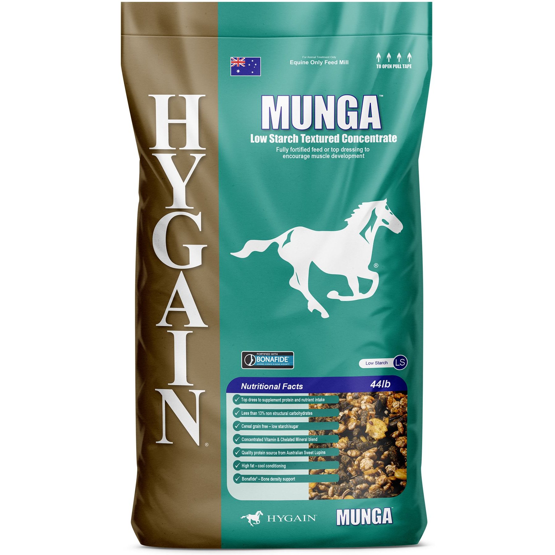 Out of Stock - HYGAIN Munga Grain-Free Horse Feed, 44-lb bag - Chewy.com