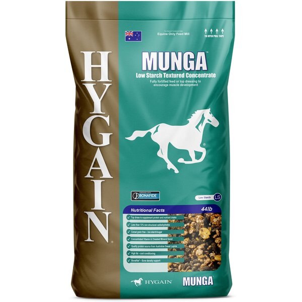 Out of Stock HYGAIN Munga GrainFree Horse Feed, 44lb bag