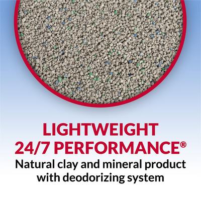 Show full view: Tidy Cats Lightweight 24/7 Performance Odor Control Scented Clumping Clay Cat Litter, 17-lb pail slide 4 of 13