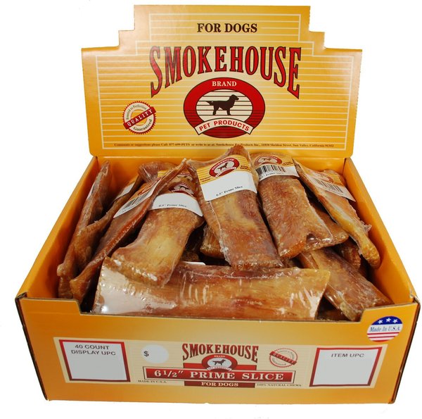 Smokehouse USA 6.5" Prime Slices Dog Treats, Case of 40 slide 1 of 1