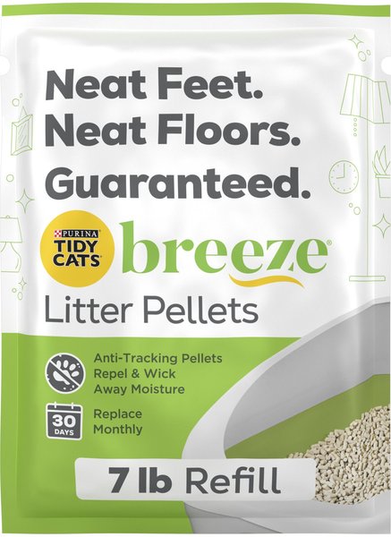 Tidy Cats Breeze Cat Litter Pellets Refill, 7-lb bag slide 1 of 12