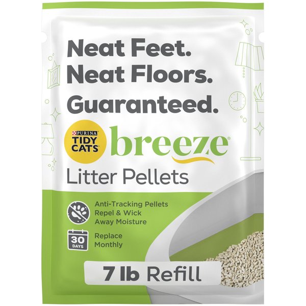 TIDY CATS Breeze Cat Litter Pellets Refill, 7lb bag