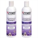 Zymox Advanced Enzymatic Oatmeal Conditioner, 12-oz bottle + Oatmeal Cat & Dog Shampoo, 12-oz bottle