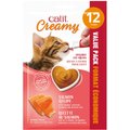 Catit Creamy Salmon Cat Treat Tube, 12 count