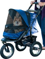 Pet Gear Jogger No-Zip Pet Stroller, Midnight River