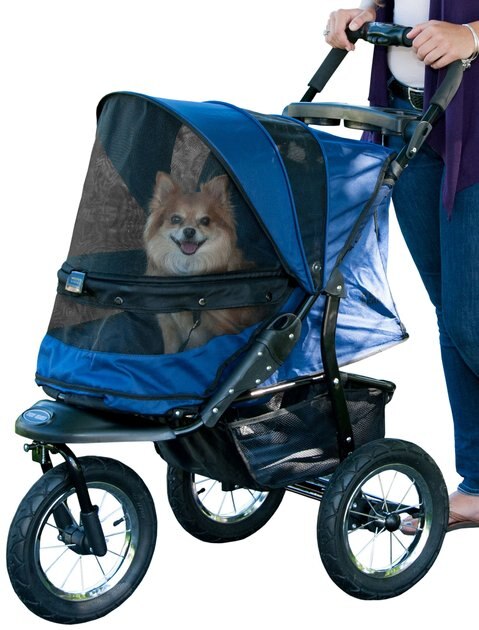 PET GEAR Jogger NoZip Pet Stroller, Midnight River