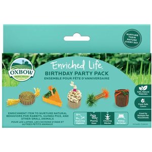 Oxbow Enriched Life Birthday Party Pack Small Pet Toy