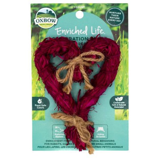 LIFE IS GOOD Flower Heart Jumbo Oxford & Spike Dog Toy