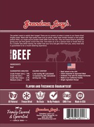 Grandma Lucy's Beef Grain-Free Freeze-Dried Dog & Cat Treats, 2-oz bag slide 2 of 7