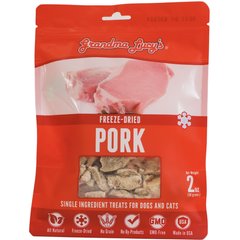 Grandma Lucy's Pork Grain-Free Freeze-Dried Dog & Cat Treats, 2-oz bag