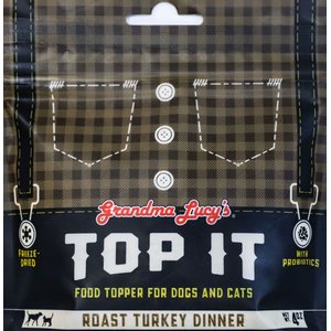 Grandma Lucy's Top It Turkey Dinner Grain-Free Dry Dog & Cat Food Topping, 4-oz bag