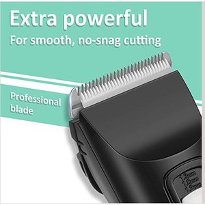 Casfuy 2-Speed Cordless Quiet Dog & Cat Hair Grooming Clippers Kit, Black