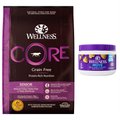 Wellness Move Hip & Joint Support Chicken Flavor Chew Supplements + CORE Senior Deboned Turkey Recipe Dry Dog Food