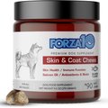 Forza10 Skin & Coat Salmon Flavored Soft Chews Skin & Coat Supplement for Dogs, 90 count