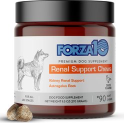 Forza10 Renal Support Duck Flavored Soft Chews Kidney & Urinary Dog Supplement, 90 count