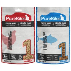 PureBites Chicken Breast + Tuna Freeze-Dried Raw Cat Treats