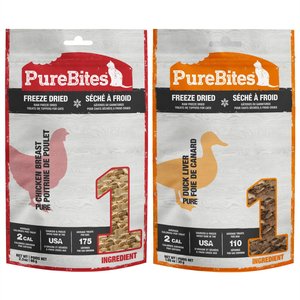 PureBites Chicken Breast + Duck Freeze-Dried Raw Cat Treats