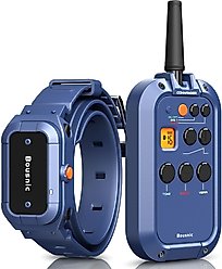 Bousnic Remote Waterproof Electronic Dog Training Collar, Blue