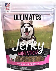 Ultimates Lamb Flavored Dog Jerky, 7-oz bag