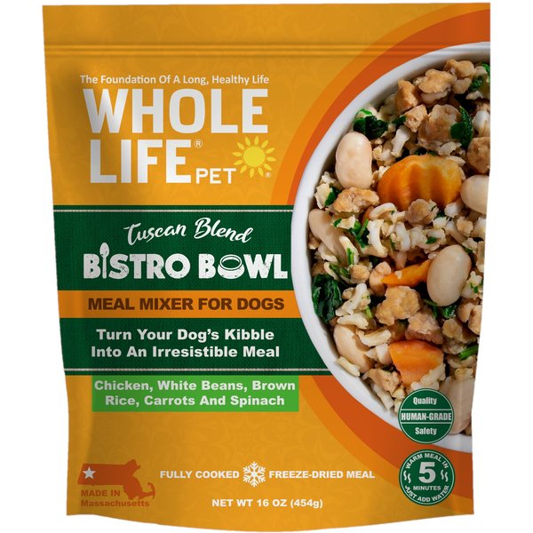 Whole Life Bistro Bowls Tuscan Flavored Dog Food Topper, 16-oz bag