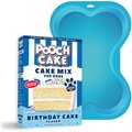 Pooch Cake Basic Starter Birthday Cake Mix & Cake Mold Kit Dog Birthday Cake, 10-oz box
