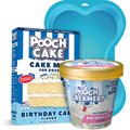 Pooch Cake Basic Starter Plus Birthday Cake Mix w/Cake Mold Kit & Pooch Creamery Birthday Cake Ice Cream Dog treat, 10-oz box