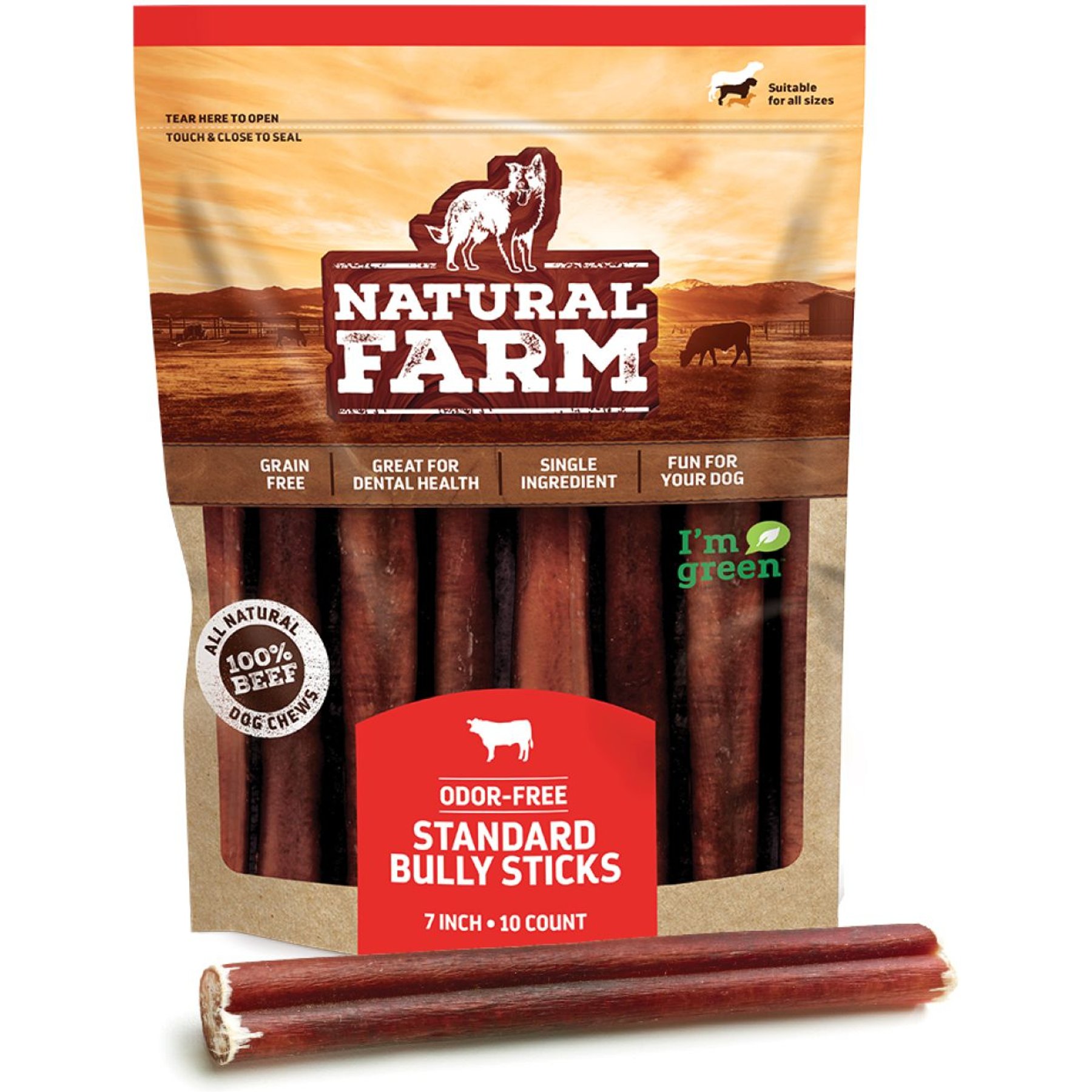 Odor free bully sticks for dogs sale