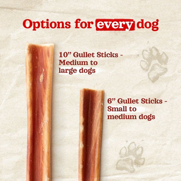 Natural Farm Gullet Jerky Sticks Dog Treats, 5-in, 20 count