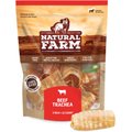 Natural Farm Odor-Free Beef Trachea Dog Treats, 3-in, 12 count