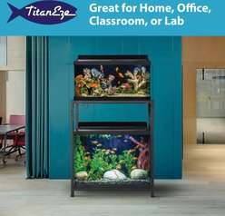 Titaneze Tank Fish Stand, Black, 10-gal, 1 slide 2 of 3