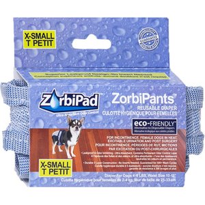 ZorbiPad ZorbiPants Dog Diaper, X-Small