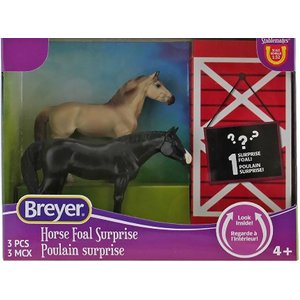 Breyer Horses Stablemates Mystery Horse Foal Surprise Collectible Toy Horse Playset