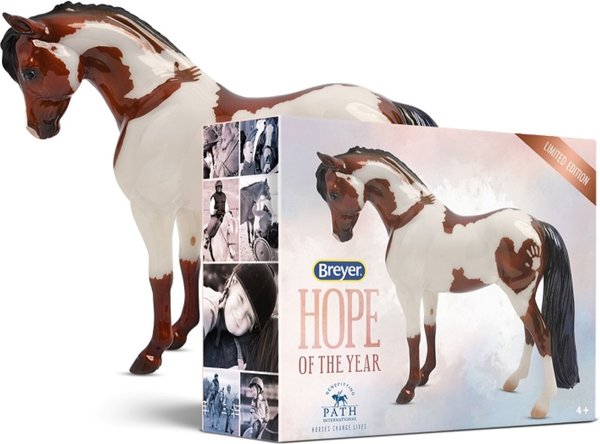Breyer Horses Special Edition 2022 Horse of The Year Hope Collectible Toy Horse, Brown/White