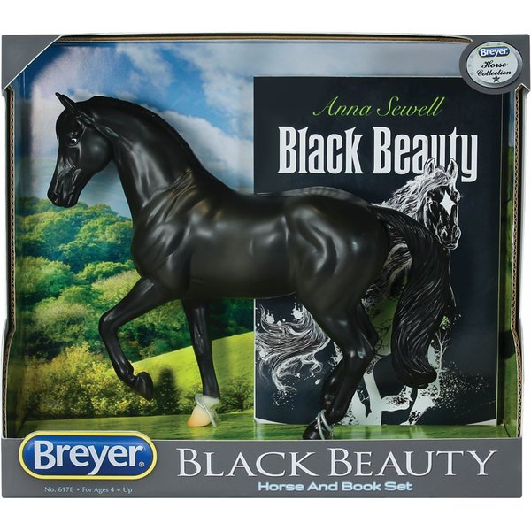 BREYER Horses Freedom Series Black Beauty Horse & Book Set Collectible