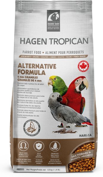 HARI Tropican Alternative Formula Parrot Food 4 lb bag Chewy