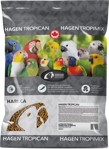 Tropican parrot outlet food