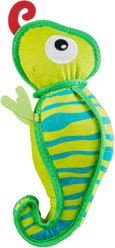 Outward Hound Xtreme Seamz Lizard Squeaky Durable Dog Toy, Green, Medium