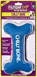 Multipet Chilly Bone Dog Chew Toy, Color Varies, Medium slide 1 of 5