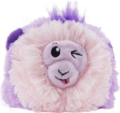 Outward Hound Reversi-Balls Monkey Reversible Plush Shell Spike Ball Dog Toy, Purple