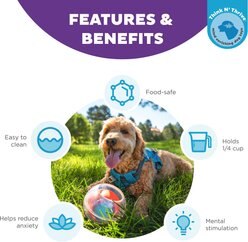 Outward Hound Dog Rumble Puzzle Ball Puzzle & Treat Maze Interactive Dog Toy, Orange slide 2 of 7