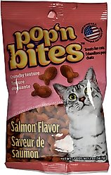 Pop'n Bites Salmon Flavor Cat Treats, 2-oz bag